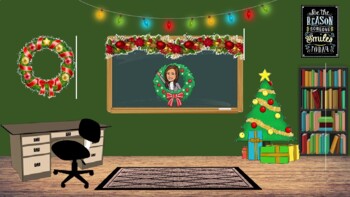 Preview of Christmas Themed Bitmoji Classroom Templates