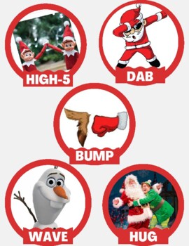Preview of Christmas Themed | Classroom Greeting Choice Boards