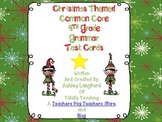 Christmas Themed Common Core Grammar Practice Task Cards f