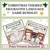 Christmas Themed Figurative Language Game Card Bundle!!!