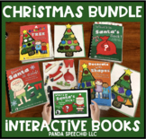 Christmas Themed Interactive Books Big Bundle! 4 Books! (+
