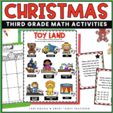 Christmas Themed Math Activities | Third Grade | December 