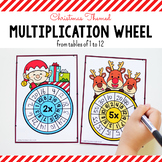 Christmas Themed Multiplication Wheels - Tables 1 to 12