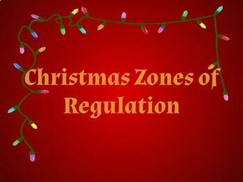 Preview of Christmas Themed Self Regulation and Social Skills
