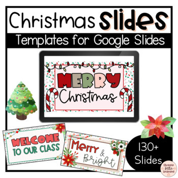Preview of Christmas Themed Slides Templates for Google Slides: December | Holiday 
