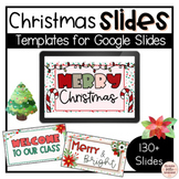 Christmas Themed Slides Templates for Google Slides: Decem