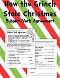 Christmas Themed Subject-Verb Agreement