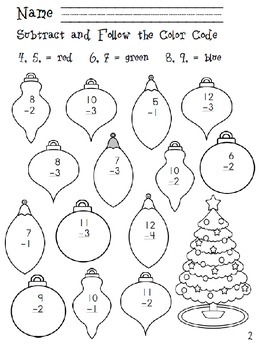 Subtraction Worksheets by Christi Squires | Teachers Pay Teachers