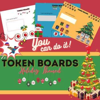 Preview of Christmas-Themed Token Boards