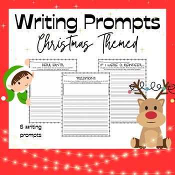 Preview of Christmas-Themed Writing Activity Packet