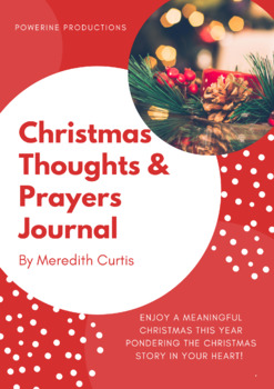 Preview of Christmas Thoughts & Prayers Journal
