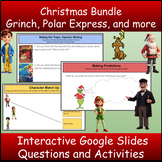 Christmas Three Pack Interactive Google Slides Questions a