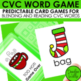 Christmas CVC Word Game: Blending and Reading CVC Word Practice