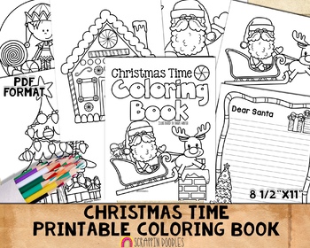 Spring Coloring Book - Kids Coloring Pages - Printable PDF – Scrappin  Doodles