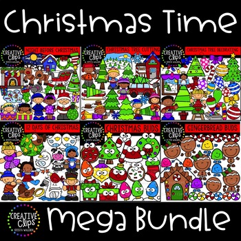 Preview of Christmas Time Mega Bundle {Christmas Clipart}