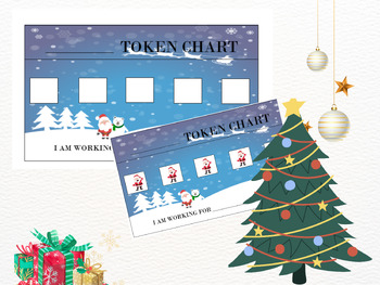 Preview of Christmas Token Board - Positive Reinforcement for Festive Fun