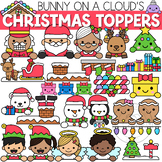 Christmas Toppers Clipart by Bunny On A Cloud