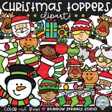 Christmas Toppers Clipart {christmas clipart}