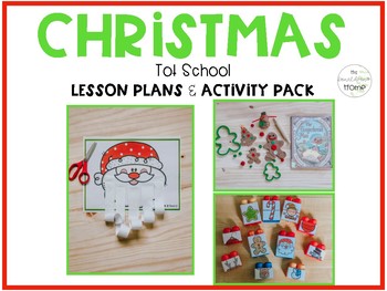 Preview of Christmas Tot School: Lesson Plans and Activity Pack