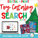 Christmas Toy Catalog Companion for Speech & Language Print and Google Slides