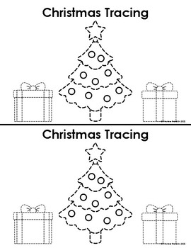 Christmas Tracing by Miss Franklin | TPT