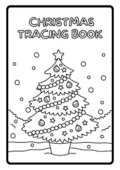 Preview of Christmas Tracing Book