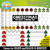 Christmas Tracing Lines Clipart Set {Zip-A-Dee-Doo-Dah Designs}