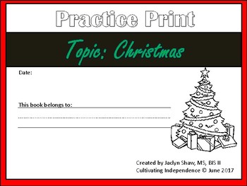 Preview of Christmas Tracing Paper