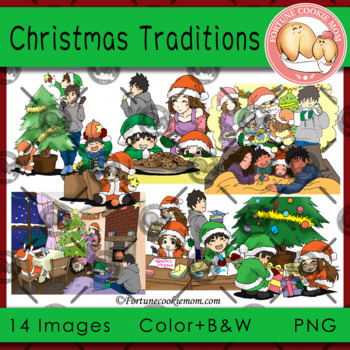 Preview of Christmas Traditions Clip Art