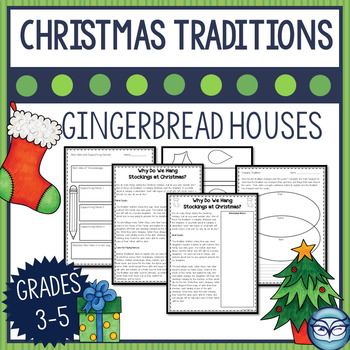 Preview of Christmas Traditions Reading Passage Why We Make Gingerbread Houses