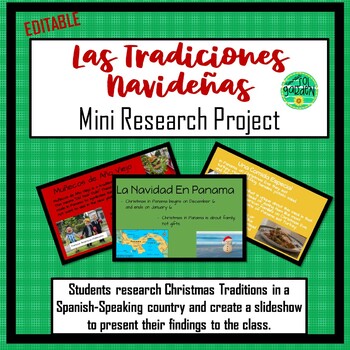 Preview of Christmas Traditions Spanish-Speaking Countries - Slideshow Project