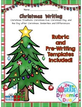 Preview of Christmas Traditions Writing
