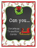 Christmas Transition Cards