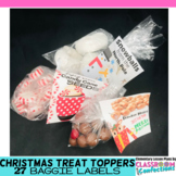 Christmas Treat Bag Toppers : Baggie Tags or Labels : Chri