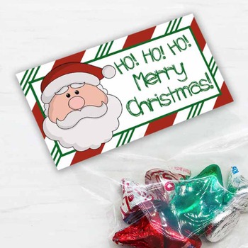 Holiday dough Treat Bags & Toppers Christmas Gift Tags Christmas Treat Bag Topper  Gift Bag Topper Christmas Tags Gingerbread Tag 