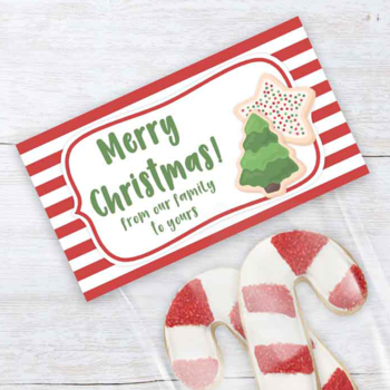 Candy Cane Seeds Christmas Holiday Favor Favors Bag Bags Treat Toppers - We  Print & Mail To You - Yahoo Shopping