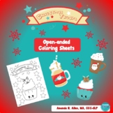 Christmas Treat Open-Ended Coloring Sheets