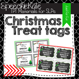 Christmas Treat Tags for SPEECH