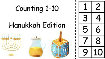 Preview of Hanukkah Counting Adapted Book