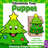 Christmas Tree Craft Activity | Printable Paper Bag Puppet