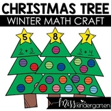 Christmas Math Craft | Christmas Tree Counting Craftivity 