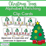Christmas Tree Alphabet Matching Task Cards