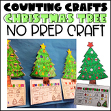 Christmas Tree Counting Craft Holiday Bulletin Board Activity