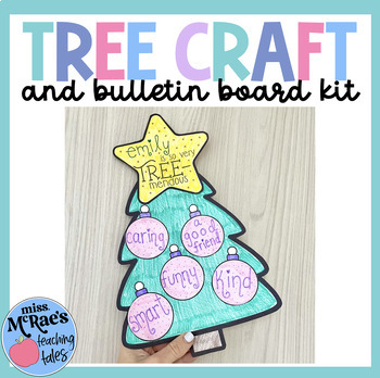 Preview of Christmas Tree Craft | Winter Bulletin Board | Christmas Bulletin Board