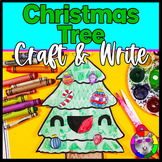 Christmas Tree Craft and Writing Prompt Worksheets
