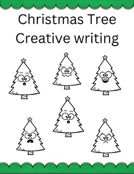 Preview of Free Christmas Tree Creative Writing