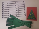 Christmas Tree Cutting Strips - Montessori Style