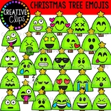 Christmas Tree Emoji Clipart {Christmas Clipart}