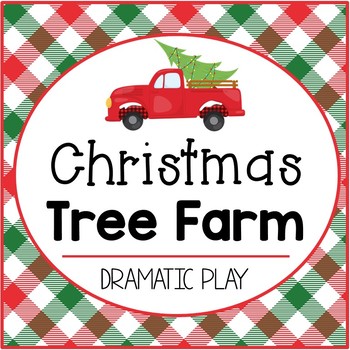 Preview of Christmas Tree Farm Dramatic Play