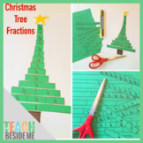 Christmas Tree Fraction Strips